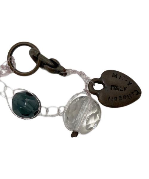 milly callegari（ミリィ カレガリ）Milly Callegari (ミリィ カレガリ) ワイヤーネックレス ブラック×スカイブルー サイズ:表記なしの古着・服飾アイテム