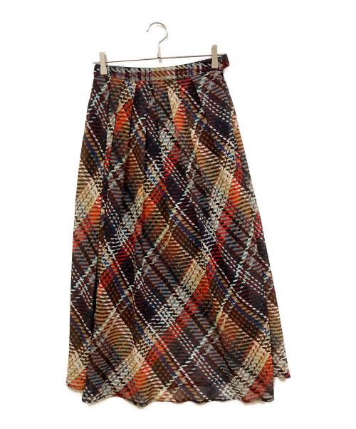 PRIDE（プライド）PRIDE (プライド) スカート レッド サイズ:SIZE 38の古着・服飾アイテム