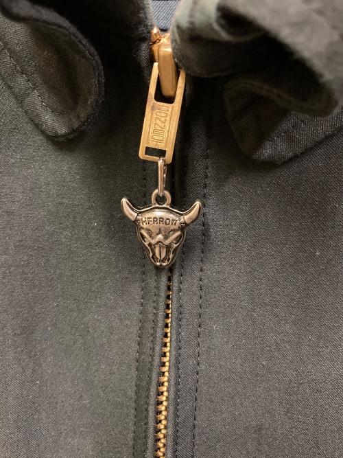 Pherrow's（フェローズ）PHERROW'S (フェローズ) SHORE JAC ショアジャック ハリントンジャケット ブラック サイズ:SIZE 40の古着・服飾アイテム