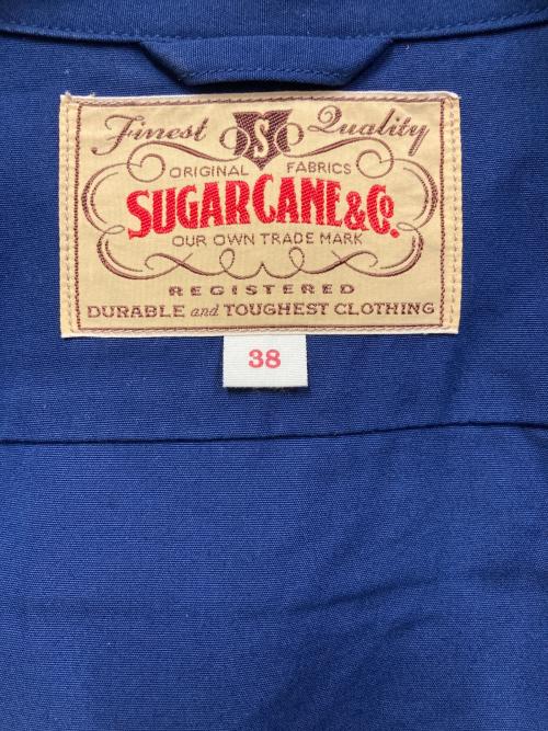 SUGAR CANE（シュガーケーン）SUGAR CANE (シュガーケーン) COTTON WEATHER CLOTH SPORTS JACKET ブルー サイズ:SIZE 38の古着・服飾アイテム