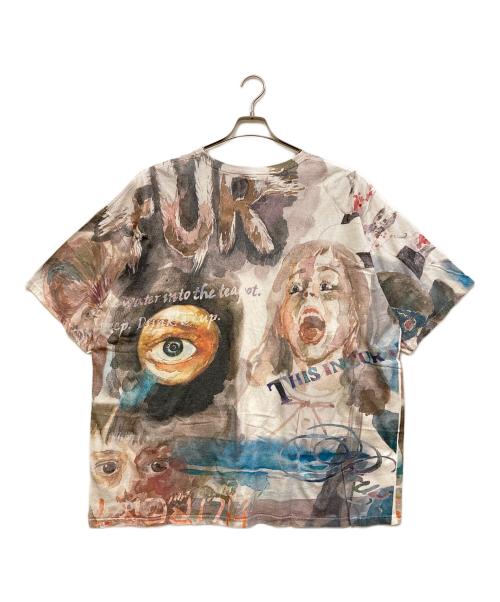 HIRO（ヒロ）HIRO (ヒロ) プリントTシャツ ホワイト サイズ:FREEの古着・服飾アイテム