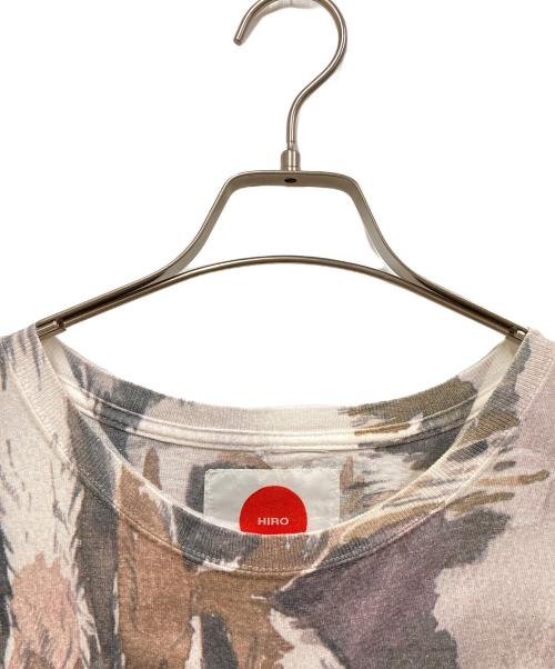 HIRO（ヒロ）HIRO (ヒロ) プリントTシャツ ホワイト サイズ:FREEの古着・服飾アイテム