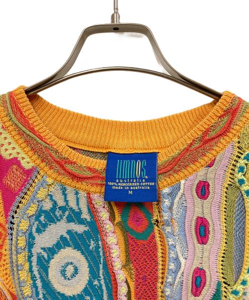 limnos（リムノス）limnos (リムノス) 3Dニット オレンジ サイズ:Mの古着・服飾アイテム