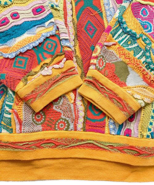 limnos（リムノス）limnos (リムノス) 3Dニット オレンジ サイズ:Mの古着・服飾アイテム