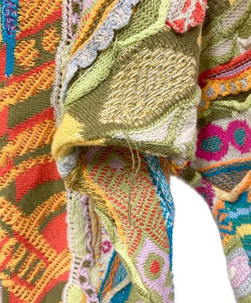 limnos（リムノス）limnos (リムノス) 3Dニット オレンジ サイズ:Mの古着・服飾アイテム