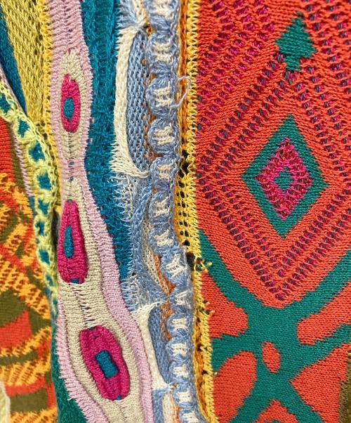 limnos（リムノス）limnos (リムノス) 3Dニット オレンジ サイズ:Mの古着・服飾アイテム