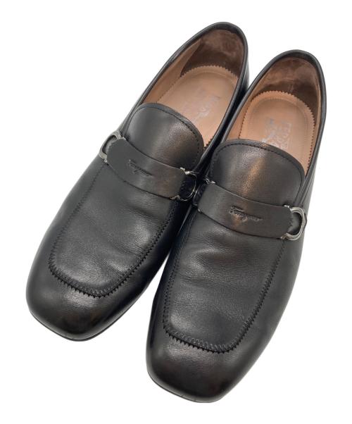 Salvatore Ferragamo（サルヴァトーレ フェラガモ）Salvatore Ferragamo (サルヴァトーレ フェラガモ) ガンチーニローファー ブラック サイズ:SIZE 9の古着・服飾アイテム