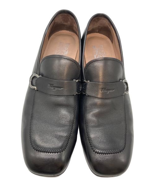 Salvatore Ferragamo（サルヴァトーレ フェラガモ）Salvatore Ferragamo (サルヴァトーレ フェラガモ) ガンチーニローファー ブラック サイズ:SIZE 9の古着・服飾アイテム