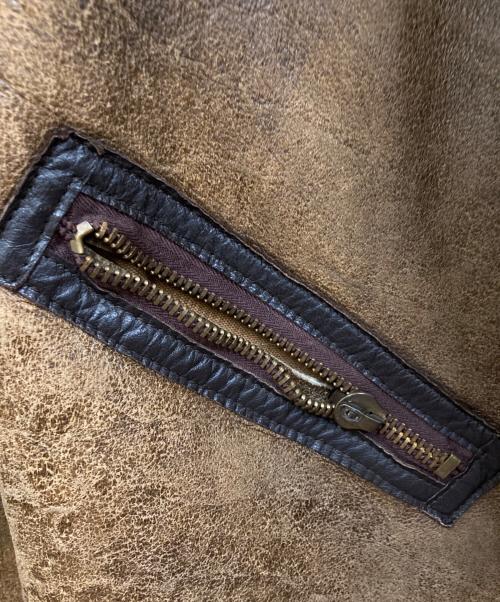 AVIREX（アヴィレックス）AVIREX (アヴィレックス) B-9ムートンジャケット ブラウン サイズ:SIZE 36の古着・服飾アイテム