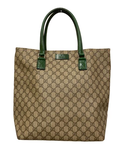 GUCCI（グッチ）GUCCI (グッチ) GGスプリームトートバッグ ベージュ サイズ:表記なしの古着・服飾アイテム