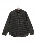 SUPREMEシュプリーム）の古着「20SSJacquard Logos Denim Shirt」｜ブラック