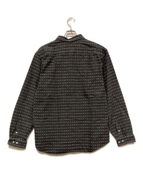 SUPREME（シュプリーム）SUPREME (シュプリーム) 20SSJacquard Logos Denim Shirt ブラック サイズ:XLの古着・服飾アイテム