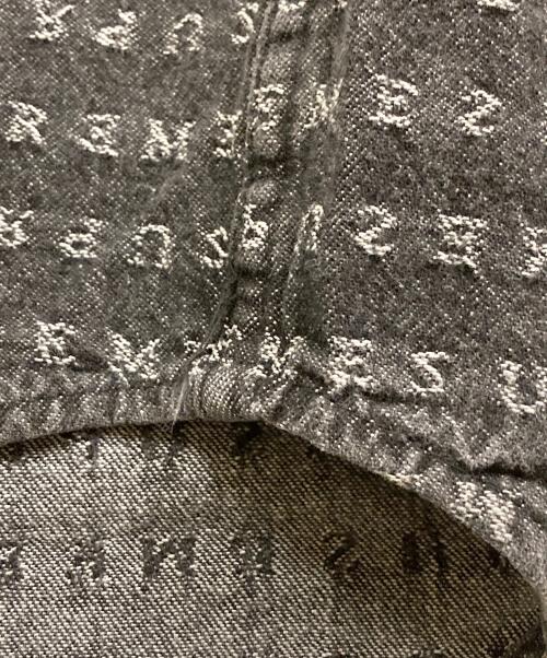 SUPREME（シュプリーム）SUPREME (シュプリーム) 20SSJacquard Logos Denim Shirt ブラック サイズ:XLの古着・服飾アイテム