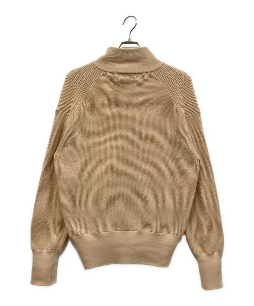 Adam et Rope（アダム エ ロペ）Adam et Rope (アダム エ ロペ) ワッフルドライバーズ ニット カーディガン ベージュ サイズ:SIZE Mの古着・服飾アイテム