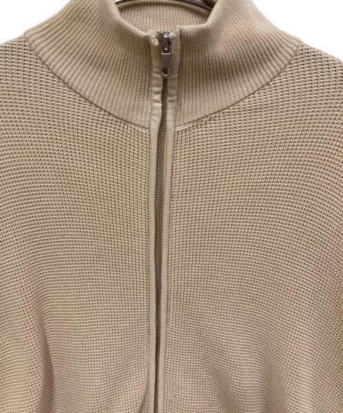 Adam et Rope（アダム エ ロペ）Adam et Rope (アダム エ ロペ) ワッフルドライバーズ ニット カーディガン ベージュ サイズ:SIZE Mの古着・服飾アイテム