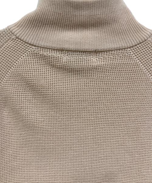 Adam et Rope（アダム エ ロペ）Adam et Rope (アダム エ ロペ) ワッフルドライバーズ ニット カーディガン ベージュ サイズ:SIZE Mの古着・服飾アイテム