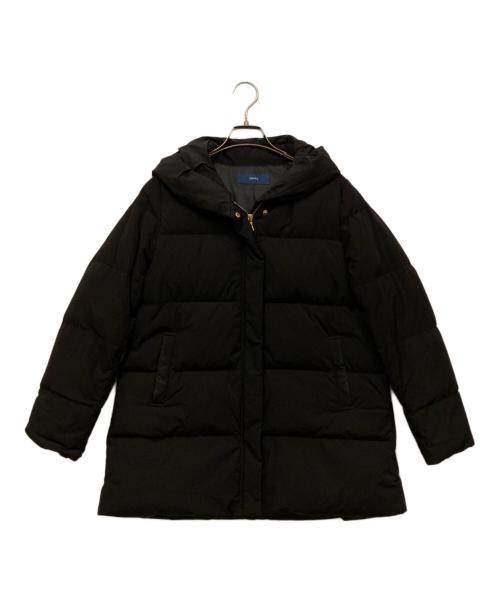 SHIPS（シップス）SHIPS (シップス) ショールカラー ミディ ダウン ブラック サイズ:SIZE Mの古着・服飾アイテム