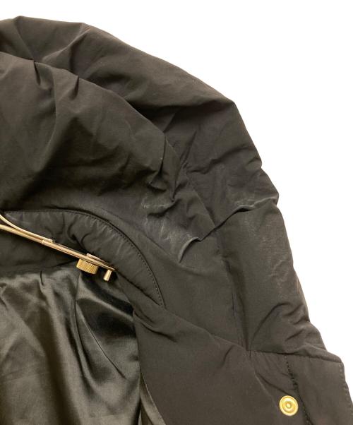 SHIPS（シップス）SHIPS (シップス) ショールカラー ミディ ダウン ブラック サイズ:SIZE Mの古着・服飾アイテム