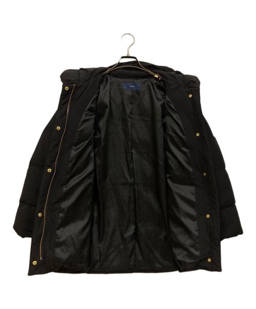 SHIPS（シップス）SHIPS (シップス) ショールカラー ミディ ダウン ブラック サイズ:SIZE Mの古着・服飾アイテム