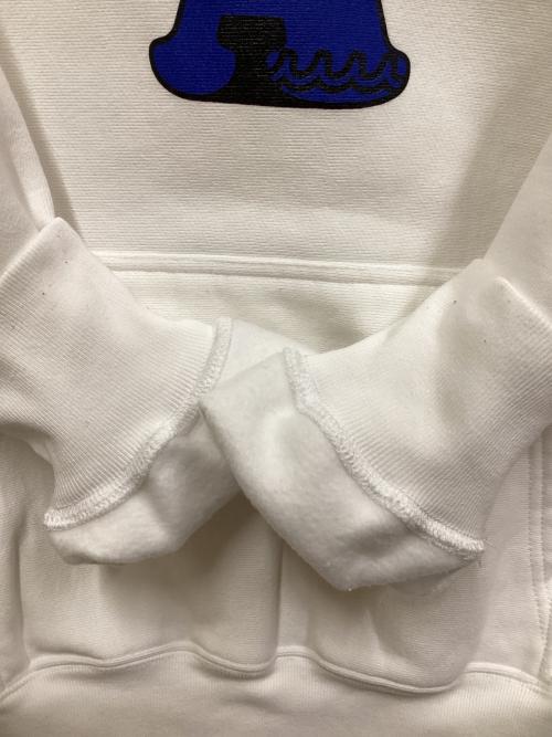 muta MARINE（ムータマリン）muta MARINE (ムータマリン) Arc Logo Hooded Sweatshirt ホワイト サイズ:SIZE 6の古着・服飾アイテム