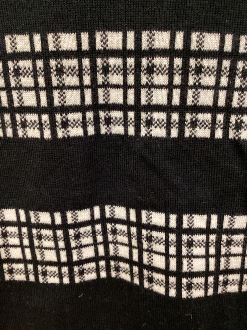 PEARLY GATES（パーリーゲイツ）PEARLY GATES (パーリーゲイツ) タートルネックカットソー ブラック×ホワイト サイズ:SIZE 4の古着・服飾アイテム