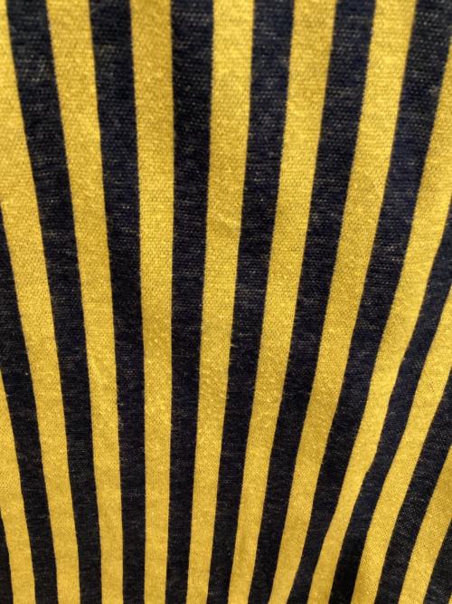 PEARLY GATES（パーリーゲイツ）PEARLY GATES (パーリーゲイツ) 長袖ポロシャツ イエロー×ブルー サイズ:SIZE 5の古着・服飾アイテム