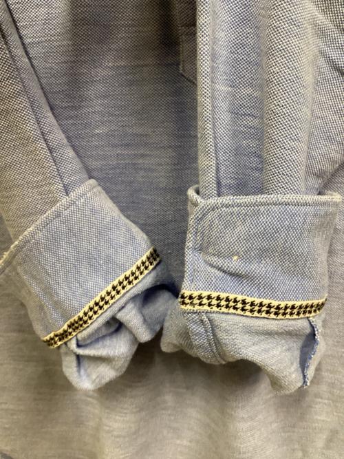 PEARLY GATES（パーリーゲイツ）PEARLY GATES (パーリーゲイツ) 長袖ポロシャツ ブルー サイズ:SIZE 5の古着・服飾アイテム