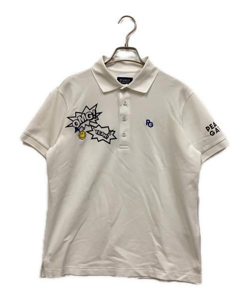 PEARLY GATES（パーリーゲイツ）PEARLY GATES (パーリーゲイツ) ポロシャツ ホワイト サイズ:SIZE 4の古着・服飾アイテム