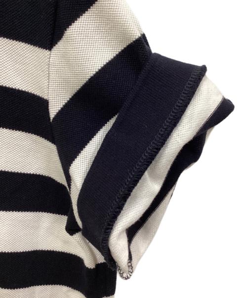 PEARLY GATES（パーリーゲイツ）PEARLY GATES (パーリーゲイツ) ポロシャツ ホワイト×ブラック サイズ:SIZE 4の古着・服飾アイテム