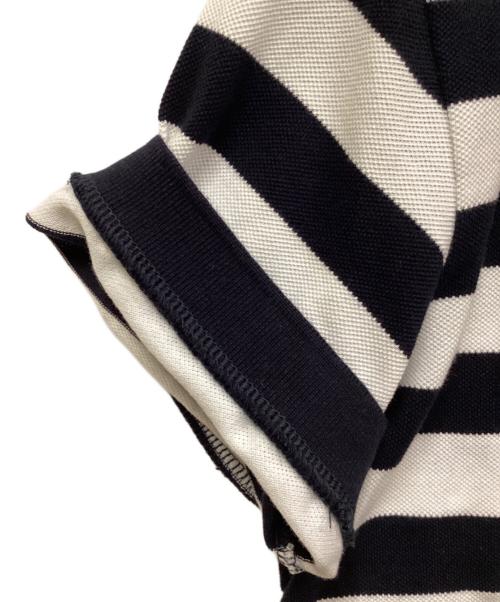 PEARLY GATES（パーリーゲイツ）PEARLY GATES (パーリーゲイツ) ポロシャツ ホワイト×ブラック サイズ:SIZE 4の古着・服飾アイテム