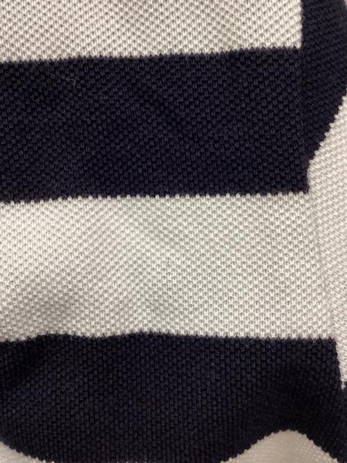 PEARLY GATES（パーリーゲイツ）PEARLY GATES (パーリーゲイツ) ポロシャツ ホワイト×ブラック サイズ:SIZE 4の古着・服飾アイテム