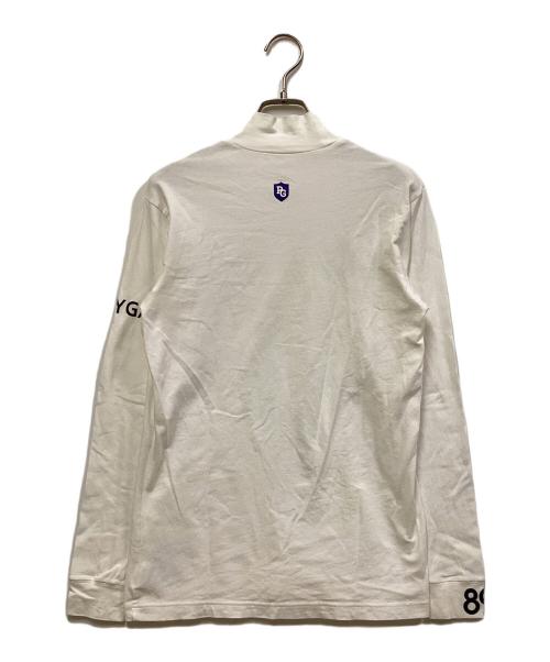 PEARLY GATES（パーリーゲイツ）PEARLY GATES (パーリーゲイツ) ハイネックカットソー ホワイト サイズ:SIZE 4の古着・服飾アイテム