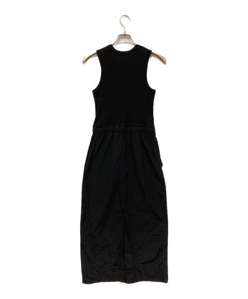 Spick and Span（スピック＆スパン）Spick and Span (スピックアンドスパン) ファブリックコンビドレス ブラック サイズ:SIZE Freeの古着・服飾アイテム