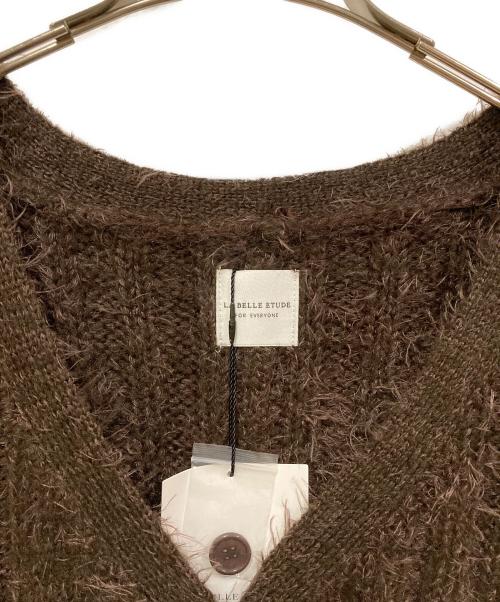 la belle etude（ラベルエチュード）la belle Etude (ラベルエチュード) カーディガン ブラウン サイズ:SIZE Freeの古着・服飾アイテム