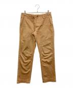 BURGUS PLUSバーガスプラス）の古着「401 ジップフライチノ」｜ベージュ