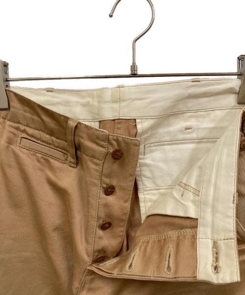BURGUS PLUS（バーガスプラス）BURGUS PLUS (バーガスプラス) 401 ジップフライチノ ベージュ サイズ:SIZE Sの古着・服飾アイテム