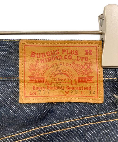 BURGUS PLUS（バーガスプラス）BURGUS PLUS (バーガスプラス) 717デニムパンツ インディゴ サイズ:W28×L34の古着・服飾アイテム