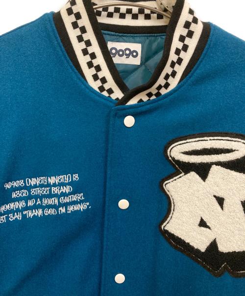 9090（9090）9090 (9090) Angel Stadium Jacket ブルー サイズ:SIZE Lの古着・服飾アイテム