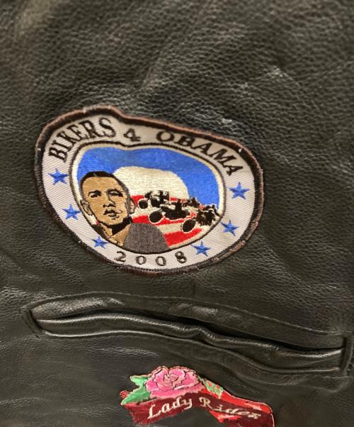 HEAVY DUTY（ヘビーデューティー）HEAVY DUTY (ヘビーデューティー) レザーベスト ブラック サイズ:-の古着・服飾アイテム