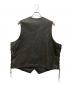 HEAVY DUTY (ヘビーデューティー) レザーベスト ブラック サイズ:-：2500円