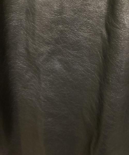 FEMMENT（ファモン）FEMMENT (ファモン) ドライレザーバルーンスリーブシャツブルゾン ブラック サイズ:SIZE 1の古着・服飾アイテム