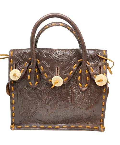 Carving Tribes（カービングトライブス）CARVING TRIBES (カービングトライブス) ハンドバッグ ブラウン サイズ:表記なしの古着・服飾アイテム