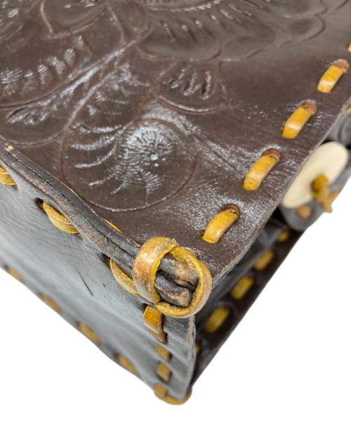 Carving Tribes（カービングトライブス）CARVING TRIBES (カービングトライブス) ハンドバッグ ブラウン サイズ:表記なしの古着・服飾アイテム