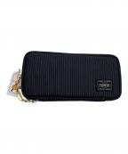 PORTERポーター）の古着「DRAWING  LONG WALLET」｜ブラック