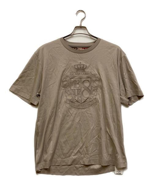 BLACK LABEL CRESTBRIDGE（ブラックレーベル クレストブリッジ）BLACK LABEL CRESTBRIDGE (ブラックレーベル クレストブリッジ) 8thアニバーサリーエンブロイダリーTシャツ ベージュ サイズ:LL 未使用品の古着・服飾アイテム
