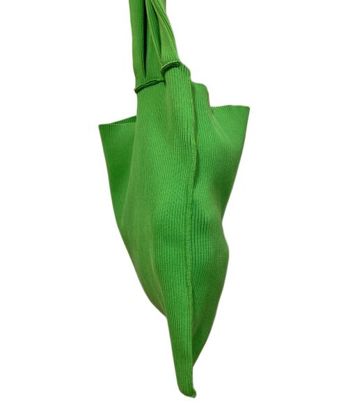 PERVERZE（パーバーズ）PERVERZE (パーバーズ) Cotton Rib Line Bag グリーン サイズ:FREEの古着・服飾アイテム
