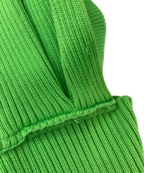 PERVERZE（パーバーズ）PERVERZE (パーバーズ) Cotton Rib Line Bag グリーン サイズ:FREEの古着・服飾アイテム