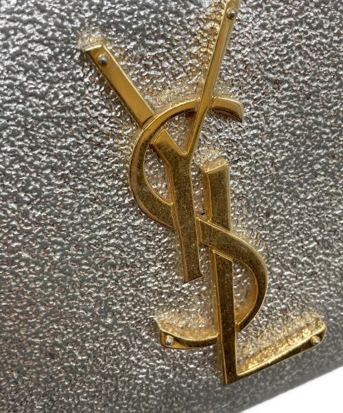 Saint Laurent Paris（サンローランパリ）Saint Laurent Paris (サンローランパリ) 長財布 シルバー サイズ:表記なしの古着・服飾アイテム