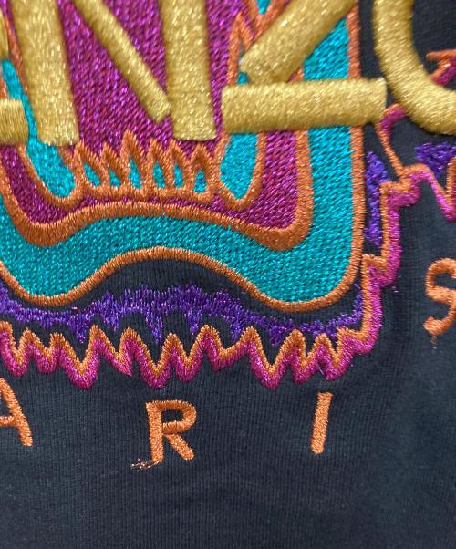 KENZO（ケンゾー）KENZO (ケンゾー) タイガーロゴ刺繍スウェット ブラック サイズ:XSの古着・服飾アイテム