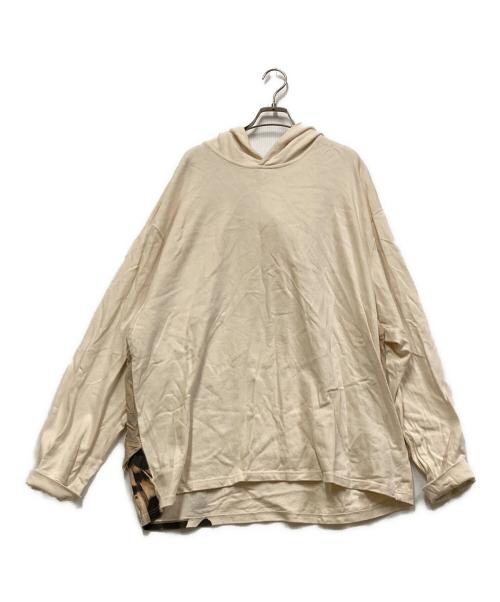 Y-3（ワイスリー）Y-3 (ワイスリー) M SD RWTRY GFXHOOD FL ベージュ サイズ:XLの古着・服飾アイテム